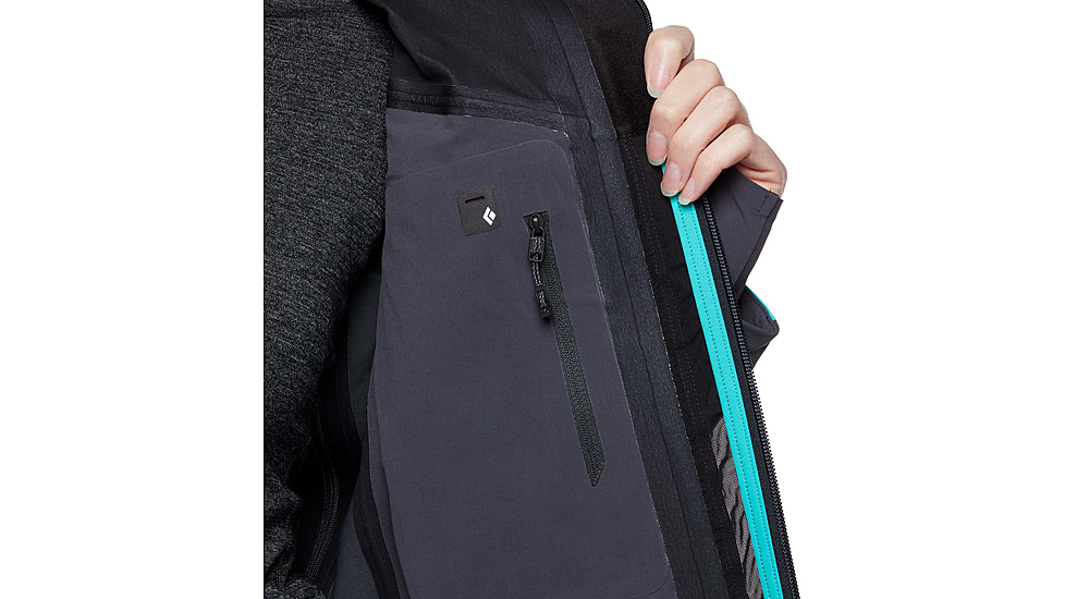 Black Diamond Dawn Patrol Hybrid Shell Jacket - Women's, Dark Patina, Small, AP7450054050SML1