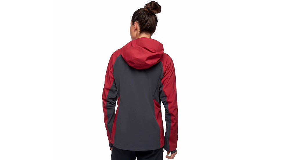 Black Diamond Dawn Patrol Hybrid Shell Jacket - Women's, Wild Rose, Large, AP7450056012LRG1