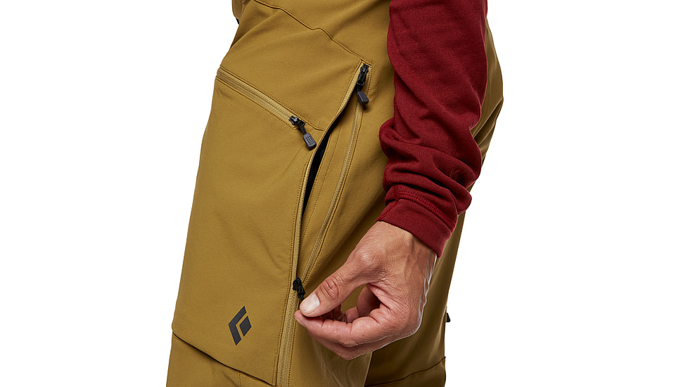 Black Diamond Dawn Patrol Pants - Mens, Dark Curry, Small, AP7430407001SML1