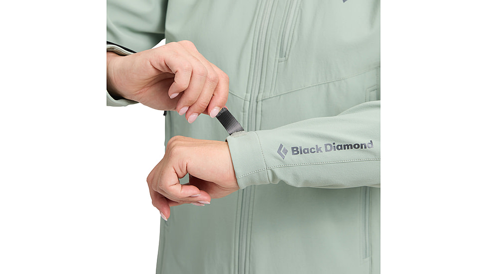 Black Diamond Dawn Patrol Softshell - Womens, Agave, Medium, AP7470073061MED1