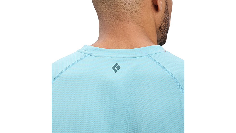 Black Diamond Distance Short Sleeve Tech Tee - Mens, Glacier, Small, AP7520064072SML1