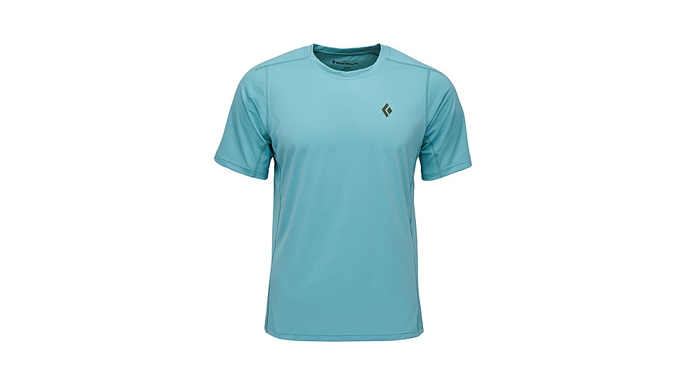 Black Diamond Distance Short Sleeve Tech Tee - Mens, Glacier, Small, AP7520064072SML1