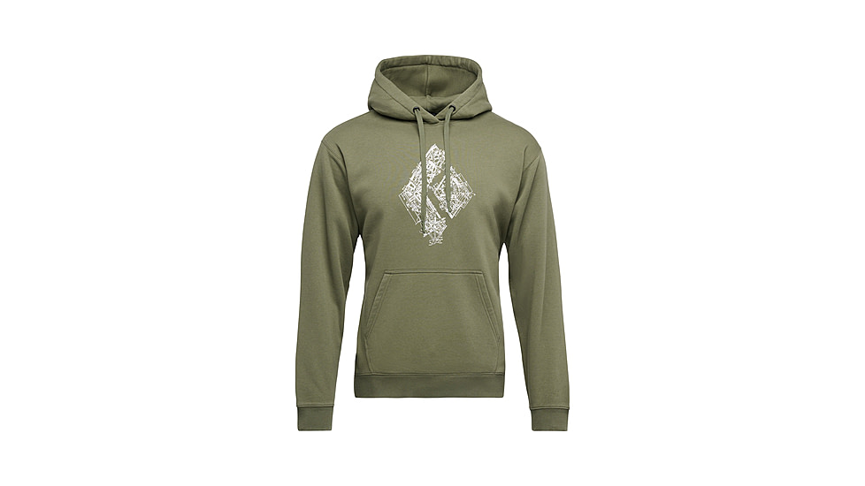 Black Diamond Engineered Diamond Pullover Hoody - Mens, Tundra, Small, AP7524633010SML1