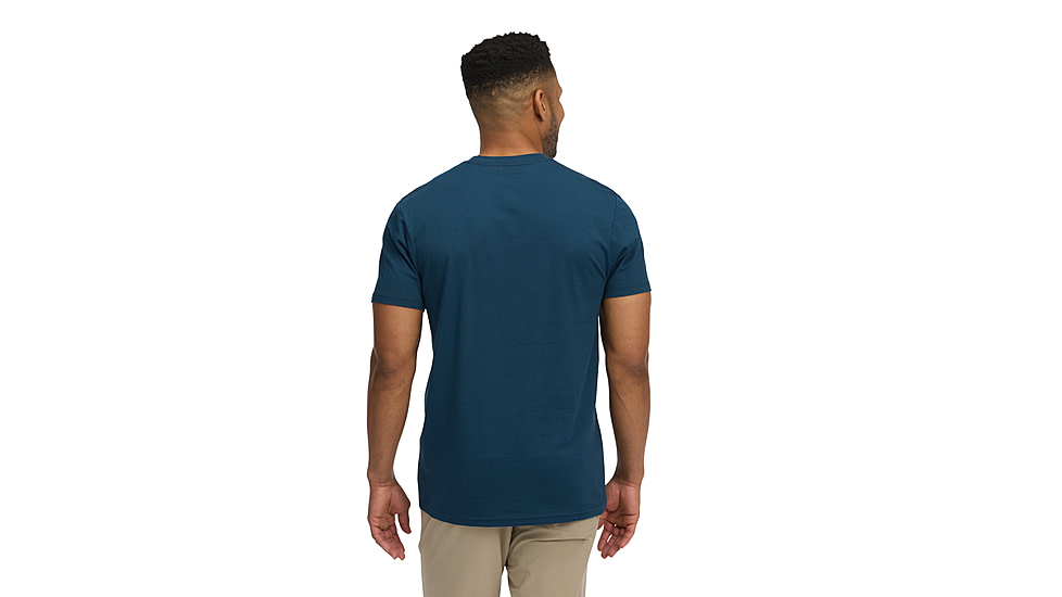 Black Diamond Engineered Diamond Short Sleeve Tee - Mens, Indigo, Medium, AP7524724013MED1