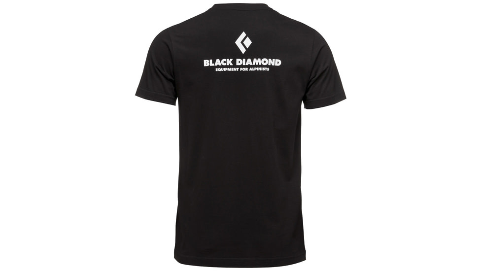 Black Diamond Equipment For Alpinist Short Sleeve T-Shirt - Mens, Black, Extra Large, APYL4X015XLG1