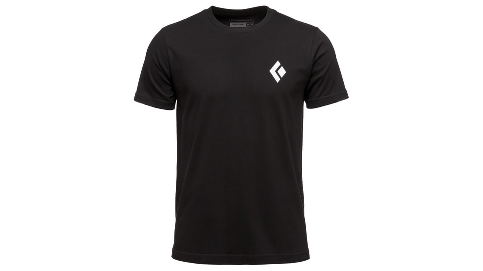 Black Diamond Equipment For Alpinist Short Sleeve T-Shirt - Mens, Black, Extra Small, APYL4X0002XSM1