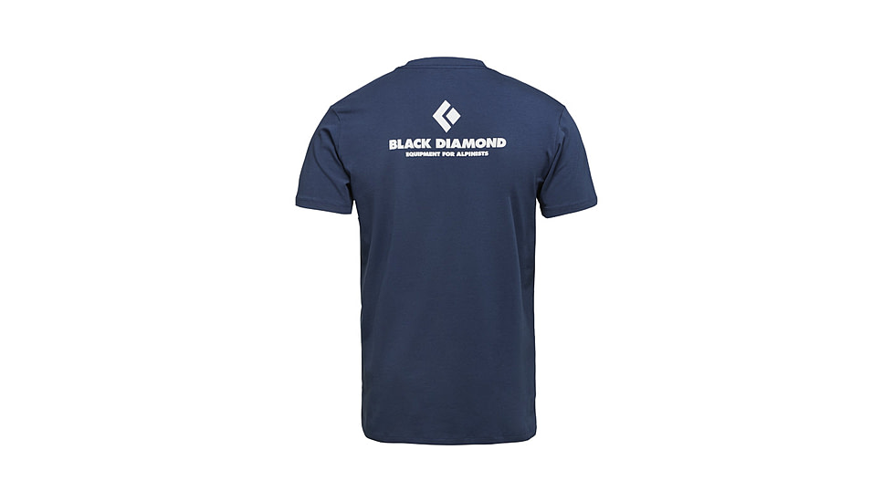 Black Diamond Equipment For Alpinist Short Sleeve T-Shirt - Mens, Indigo, Extra Large, APYL4X4013XLG1