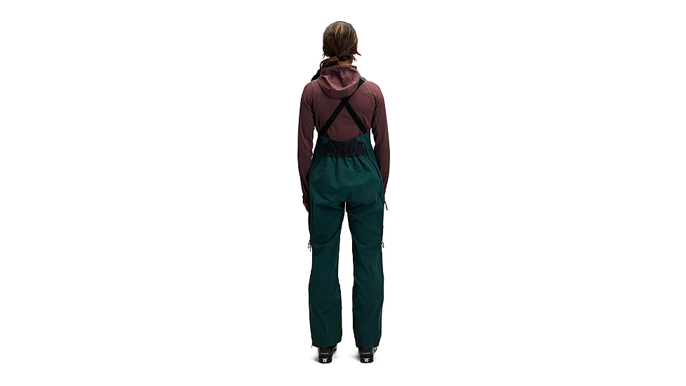 Black Diamond Factor Bibs - Womens, Deep Woods, Large, AP7410263062LRG1