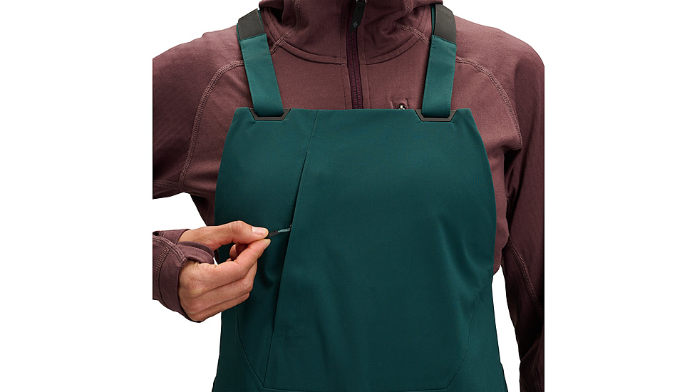 Black Diamond Factor Bibs - Womens, Deep Woods, Large, AP7410263062LRG1