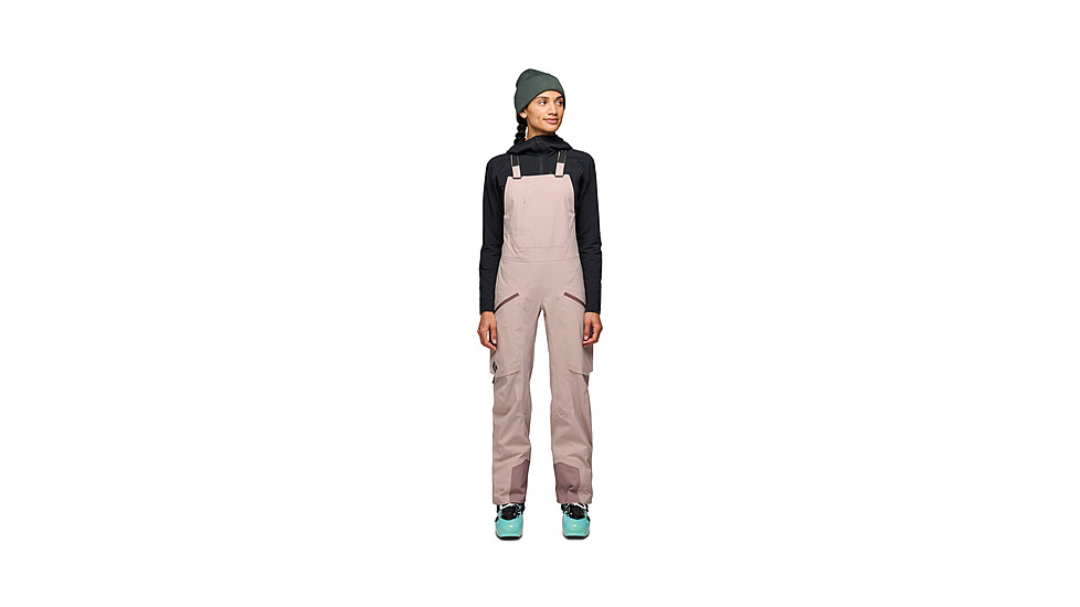 Black Diamond Factor Bibs - Womens, Pale Mauve, Large, AP7410265019LRG1