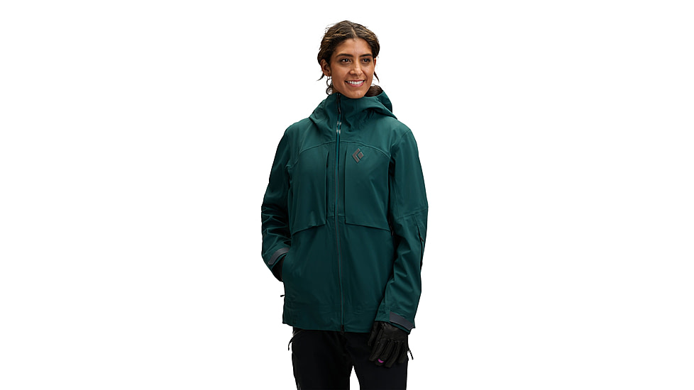 Black Diamond Factor Shell - Womens, Deep Woods, Small, AP7461083062SML1