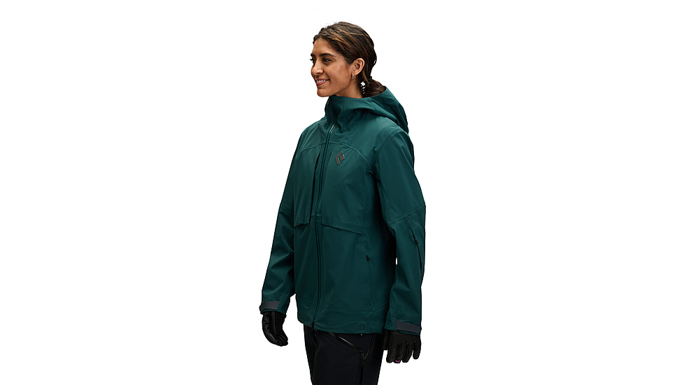 Black Diamond Factor Shell - Womens, Deep Woods, Small, AP7461083062SML1