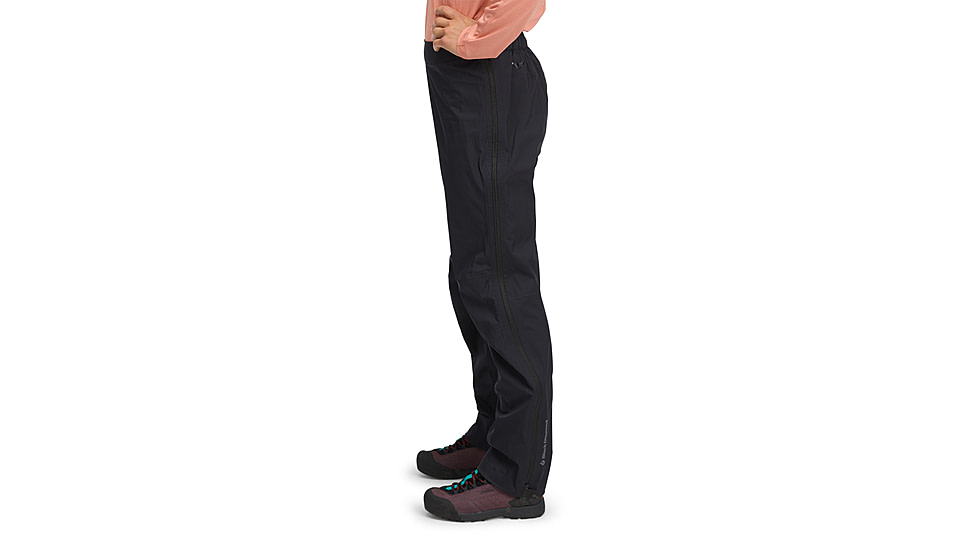 Black Diamond Fineline Stretch Full Zip Pants - Womens, Black, Large, AP7420140002LRG1