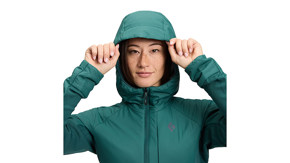 Black Diamond First Light 1.0 Stretch Hoody - Womens, Deep Woods, Large, AP7522663062LRG1