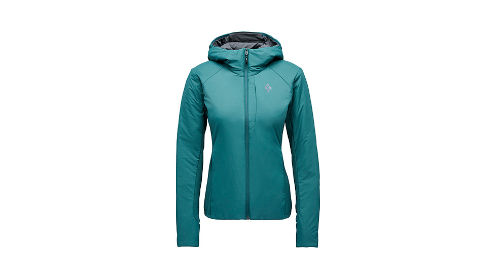 Black Diamond First Light 1.0 Stretch Hoody - Womens, Deep Woods, Large, AP7522663062LRG1