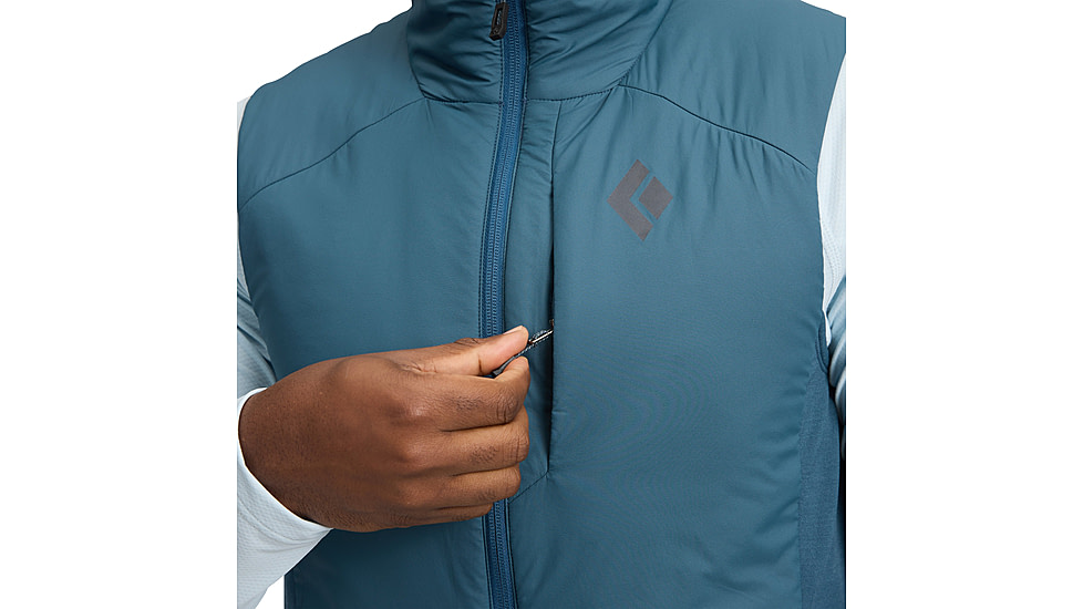 Black Diamond First Light 1.0 Stretch Vest - Mens, Midnight Blue, Medium, AP7522674034MED1