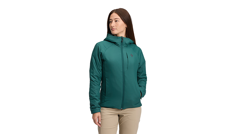Black Diamond First Light 2.0 Stretch Hoody - Womens, Deep Woods, Extra Large, AP7522643062XLG1