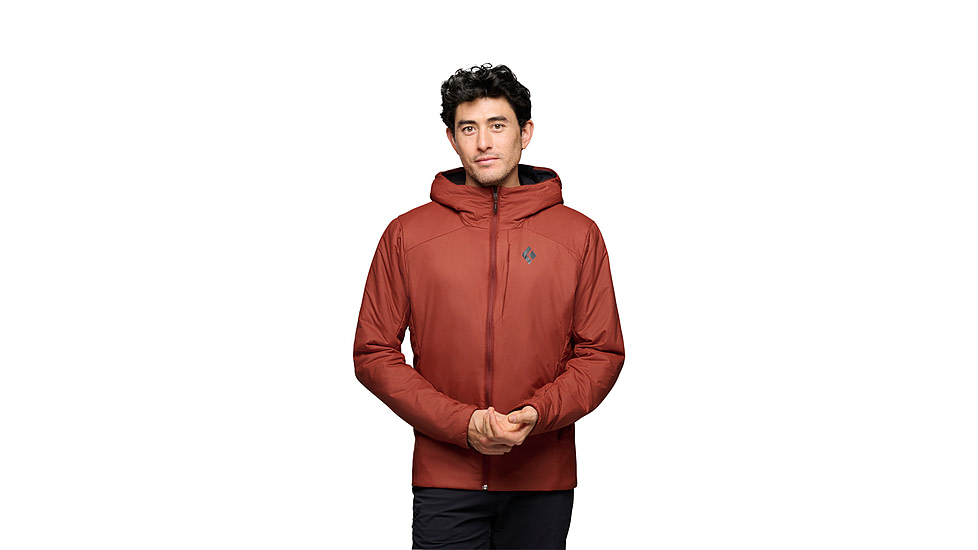 Black Diamond First Light Hybrid Hoody - Men's, Iron Red, Large, AP7522656053LRG1