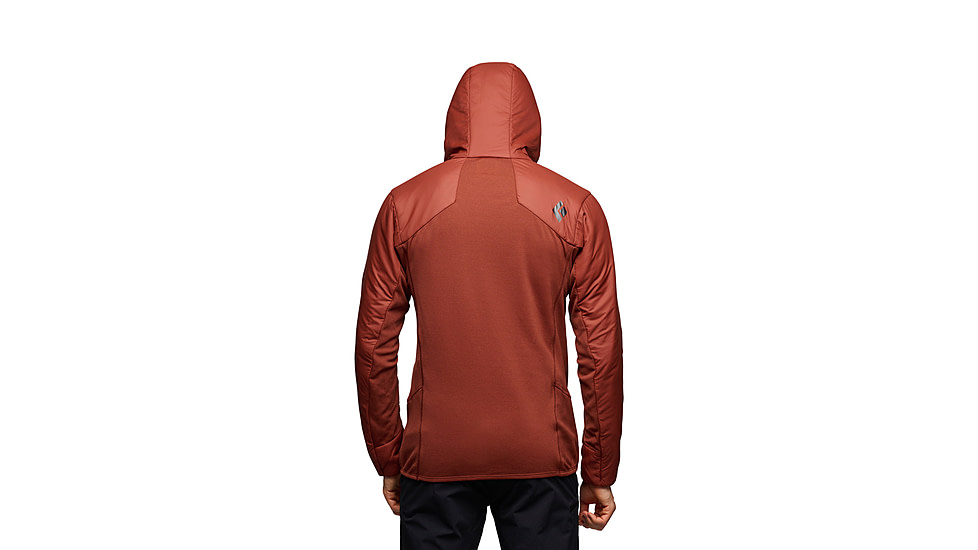Black Diamond First Light Hybrid Hoody - Mens, Iron Red, Large, AP7522656053LRG1