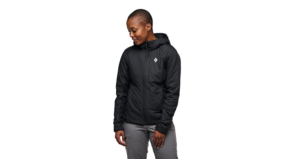 Black Diamond First Light Hybrid Hoody - Womens, Black, Extra Small, AP7522660002XSM1