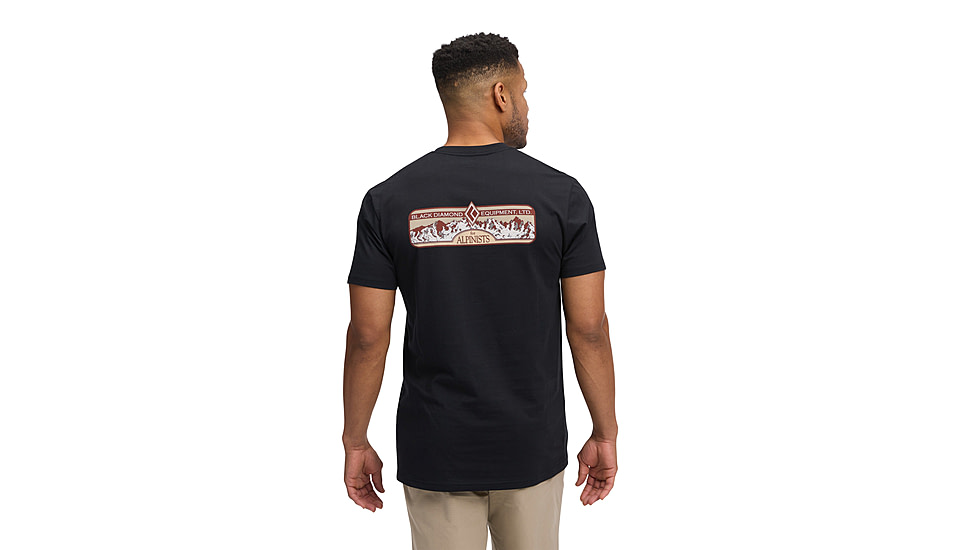 Black Diamond Heritage Alpinist Short Sleeve Tee - Mens, Black, Medium, AP7524670002MED1