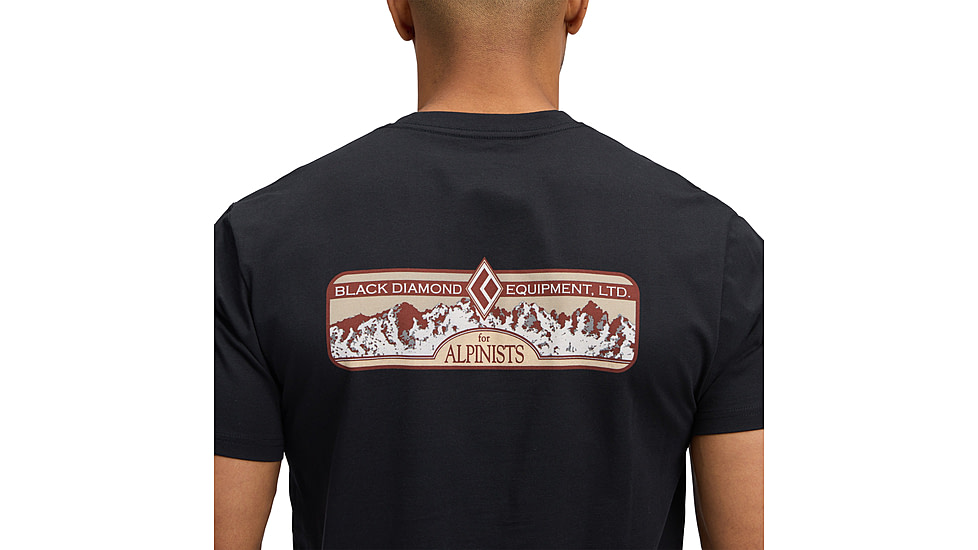 Black Diamond Heritage Alpinist Short Sleeve Tee - Mens, Black, Medium, AP7524670002MED1