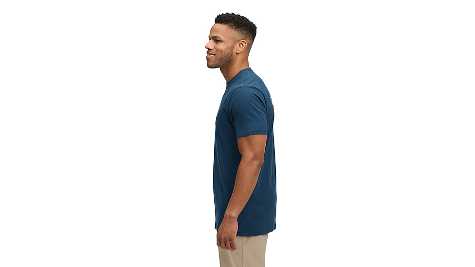 Black Diamond Heritage Alpinist Short Sleeve Tee - Mens, Indigo, Small, AP7524674013SML1