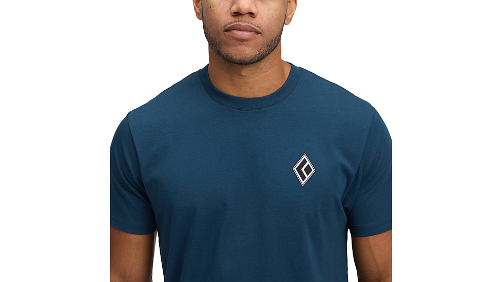 Black Diamond Heritage Alpinist Short Sleeve Tee - Mens, Indigo, Small, AP7524674013SML1