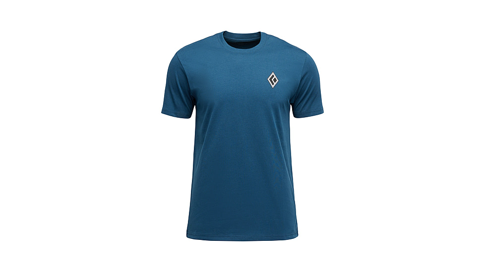 Black Diamond Heritage Alpinist Short Sleeve Tee - Mens, Indigo, Small, AP7524674013SML1