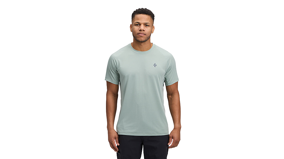 Black Diamond Lightwire Short Sleeve Tech Tee - Mens, Agave, Medium, AP7524273061MED1