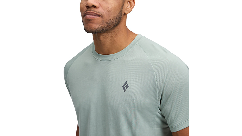 Black Diamond Lightwire Short Sleeve Tech Tee - Mens, Agave, Medium, AP7524273061MED1