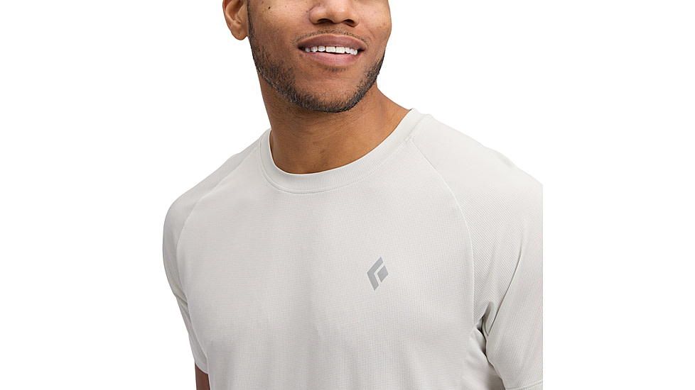 Black Diamond Lightwire Short Sleeve Tech Tee - Mens, Alloy, Extra Large, AP7524271000XLG1