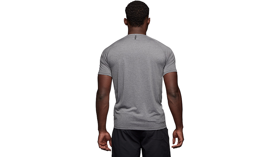 Black Diamond Lightwire Short Sleeve Tech Tee - Mens, Steel Grey, Medium, AP7524270034MED1