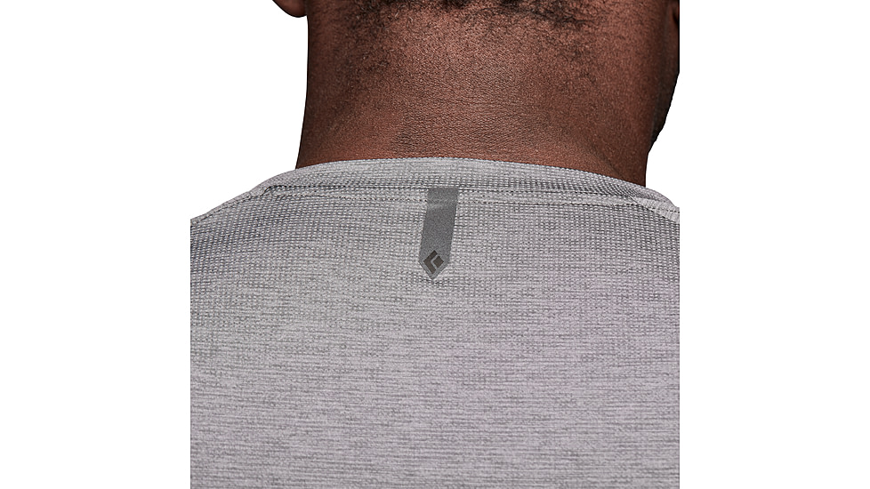 Black Diamond Lightwire Short Sleeve Tech Tee - Mens, Steel Grey, Medium, AP7524270034MED1