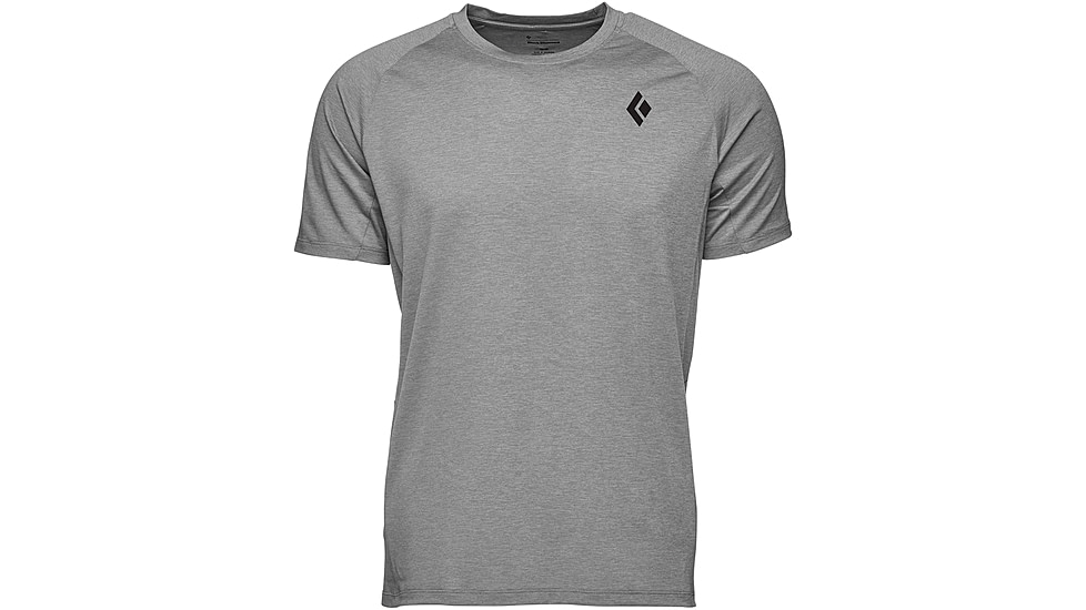 Black Diamond Lightwire Short Sleeve Tech Tee - Mens, Steel Grey, Medium, AP7524270034MED1