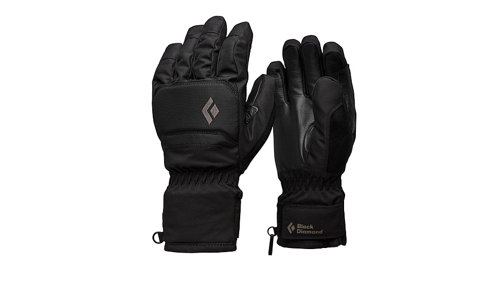 Black Diamond Mission Gloves, Black, Small, BD8010590002SML1