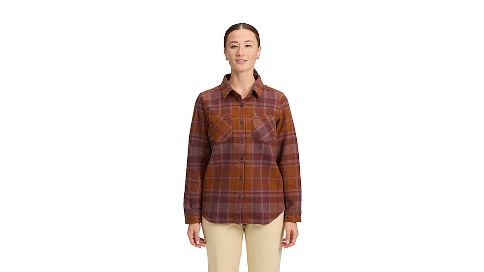 Black Diamond Project Heavy Flannel - Womens, Clay/Fig, Extra Large, AP7440679724XLG1