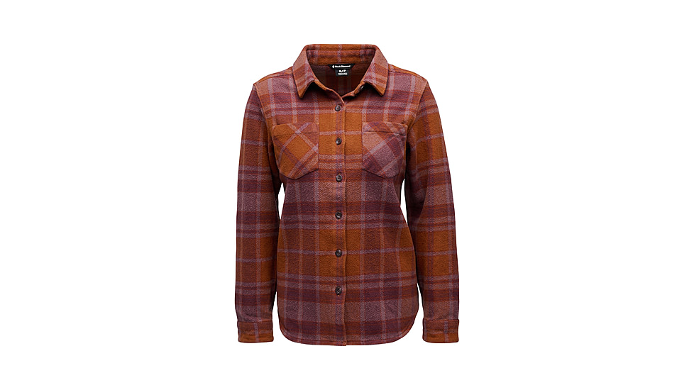 Black Diamond Project Heavy Flannel - Womens, Clay/Fig, Extra Large, AP7440679724XLG1