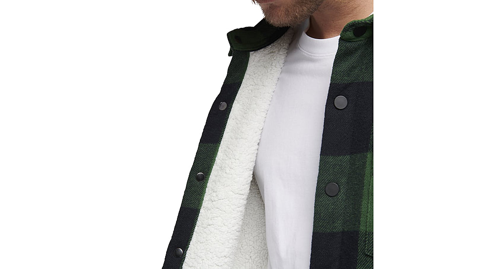 Black Diamond Project Lined Flannel - Mens, Black/Off White Plaid, Medium, AP7440659511MED1