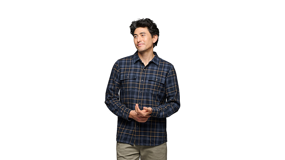Black Diamond Project Twill Shirt - Mens, Charcoal/Black, Medium, AP7530919624MED1