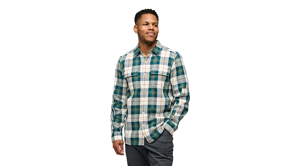 Black Diamond Project Twill Shirt - Mens, Raging Sea/Henna, Large, AP7530919651LRG1