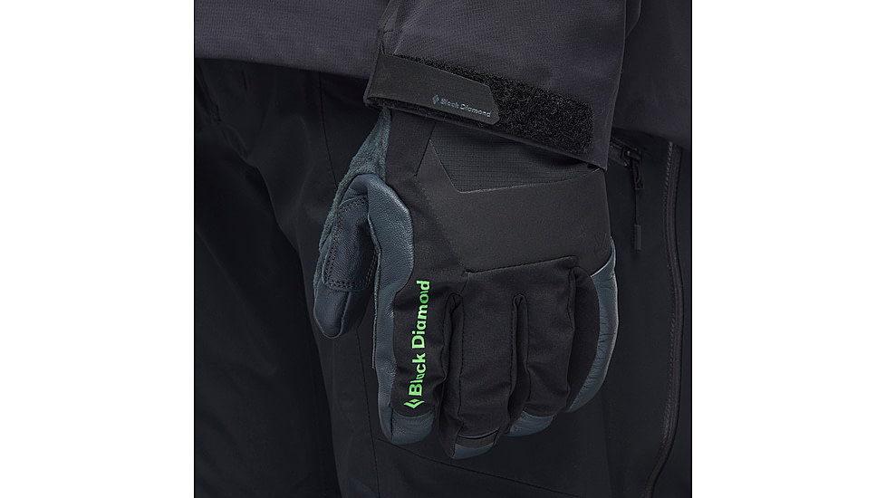 Black Diamond Punisher Gloves, Black, Extra Large, BD8011460002XLG1