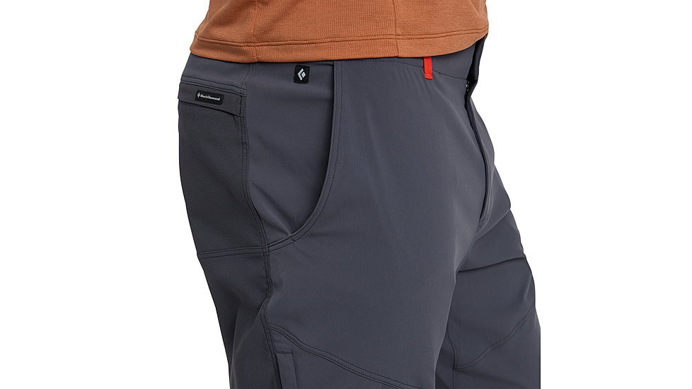 Black Diamond Pursuit Hybrid Pants - Mens, Carbon, 28, AP75015000030281