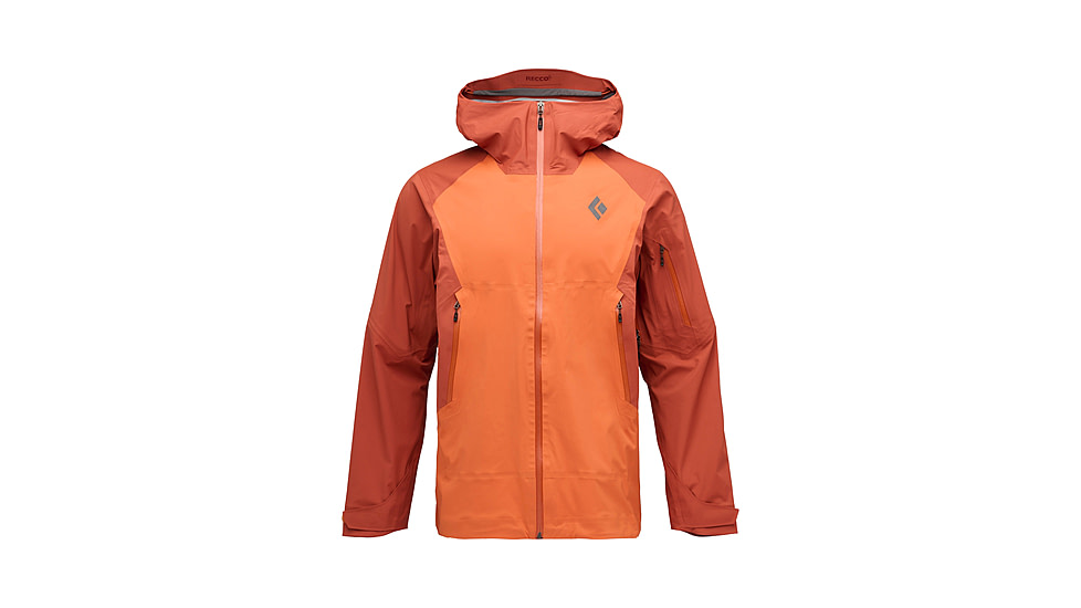 Black Diamond Recon LT Stretch Shell - Mens, Saffron/Burnt Sienna, Extra Large, AP7450199712XLG1