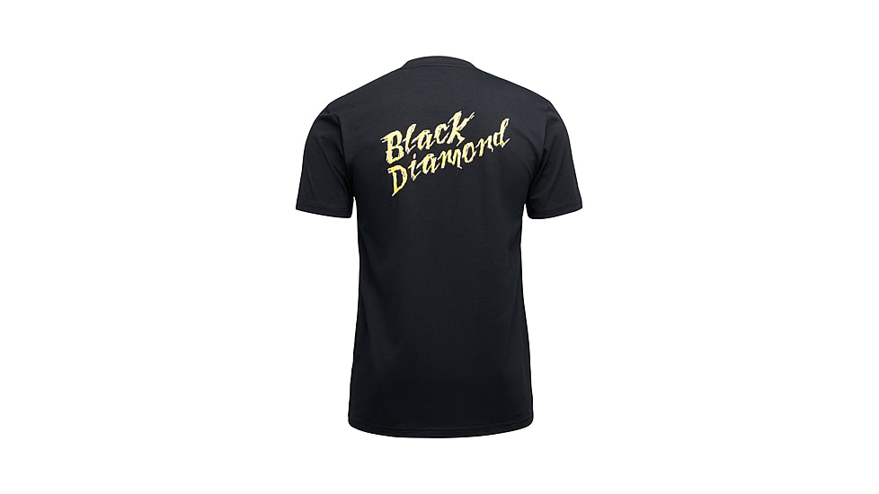 Black Diamond Shredded Short Sleeve Tee - Mens, Black, Small, AP7524920002SML1