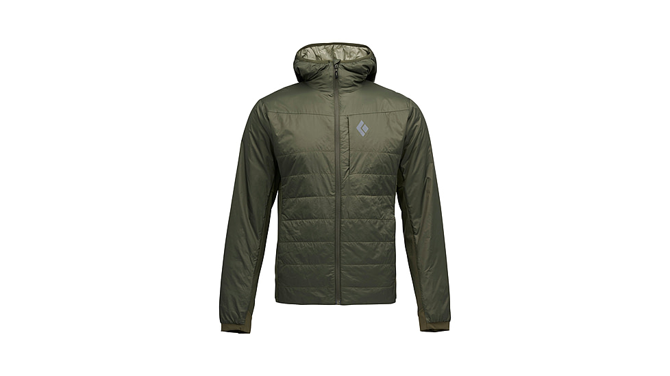 Black Diamond Solution 1.0 Hoody - Mens, Dark Moss, Extra Large, AP7460143004XLG1