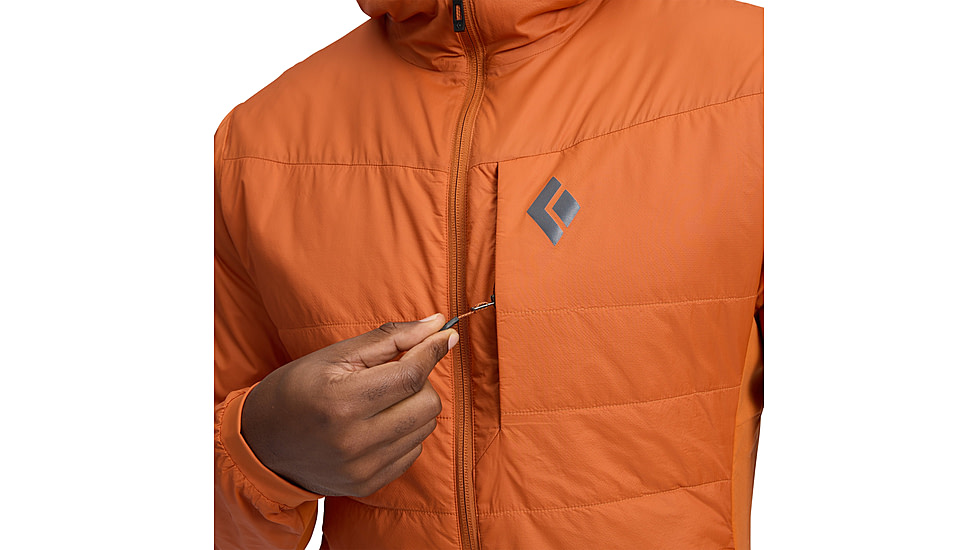 Black Diamond Solution 1.0 Hoody - Mens, Saffron, Medium, AP7460148012MED1