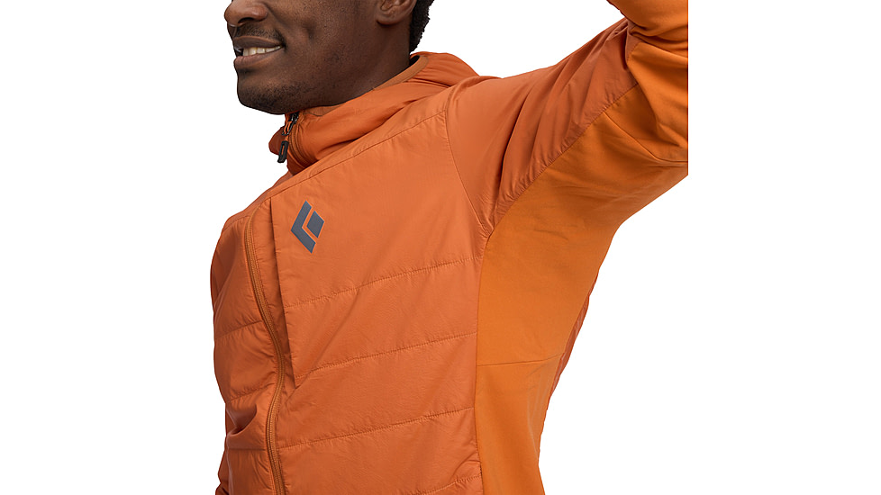 Black Diamond Solution 1.0 Hoody - Mens, Saffron, Medium, AP7460148012MED1