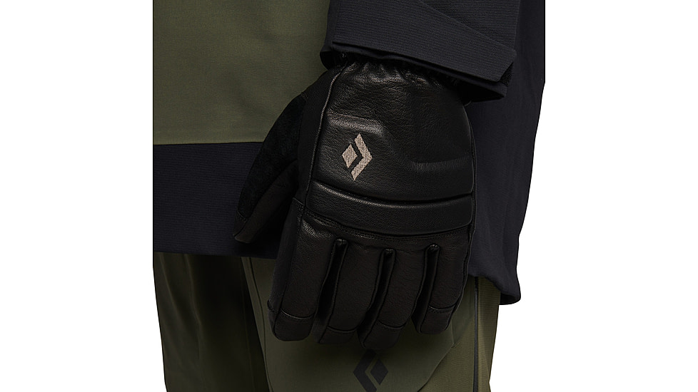Black Diamond Spark Gloves, Black/Black, Small, BD8011309008SML1