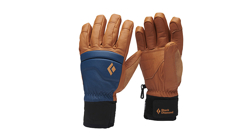 Black Diamond Spark Gloves, Henna/Ink Blue, Medium, BD8011309498MED1